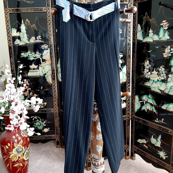 Larry Levine Wide Legged Cropped Pants - Picture 1 of 5